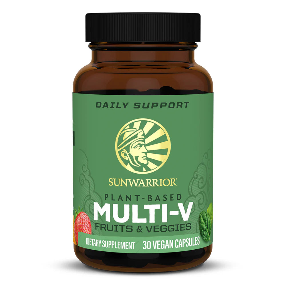 Sunwarrior Rastlinski Multivitamini, 30 kapsul