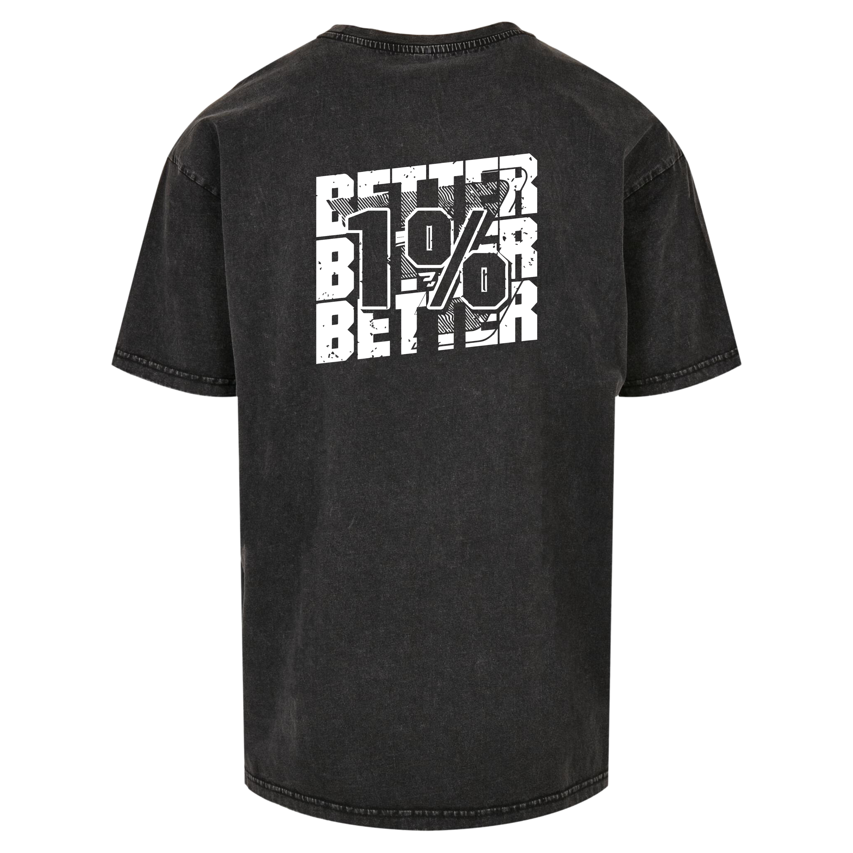 Oversized Majica 1%BETTER - Črna
