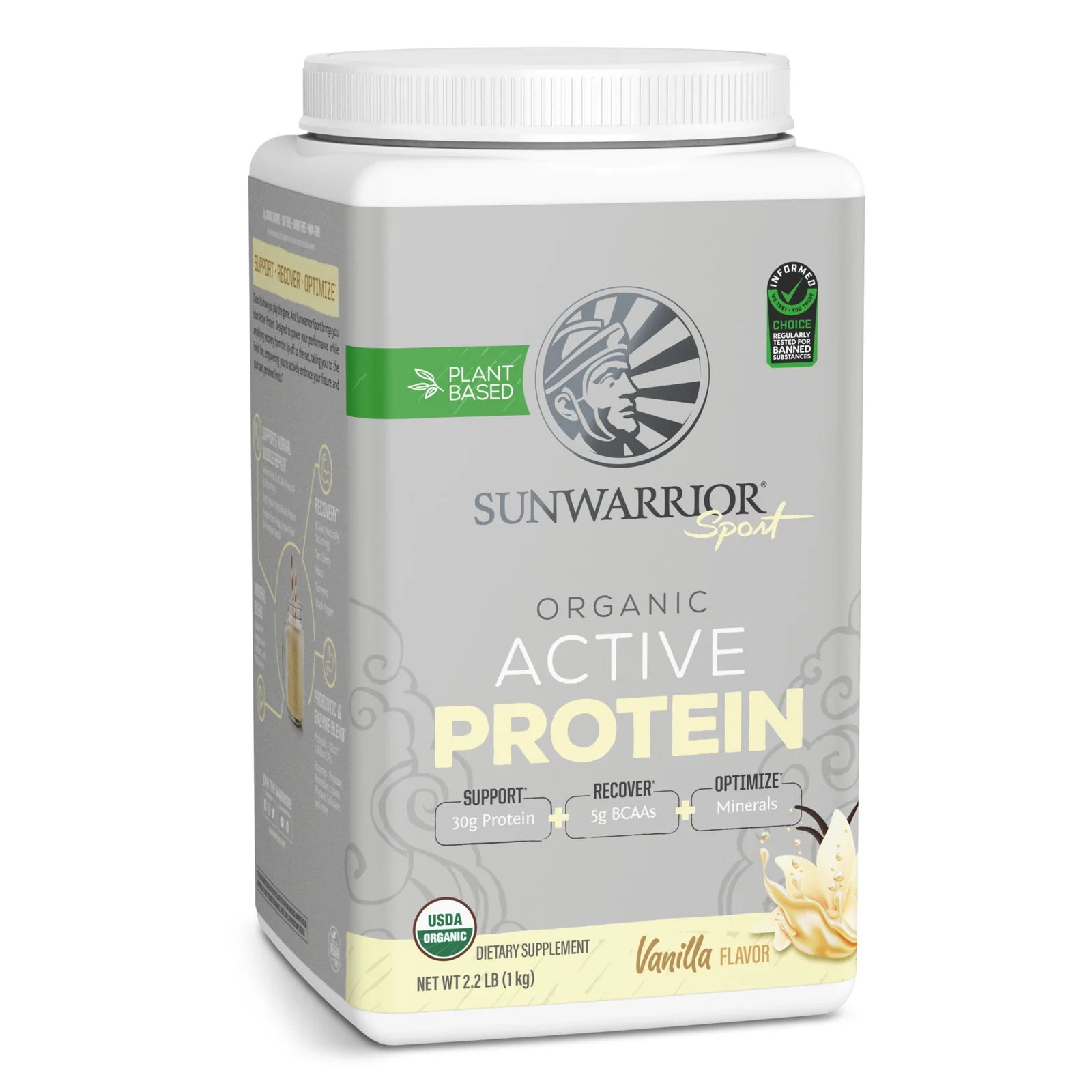 Sunwarrior Active Ekološki Rastlinski Proteini, 1000g