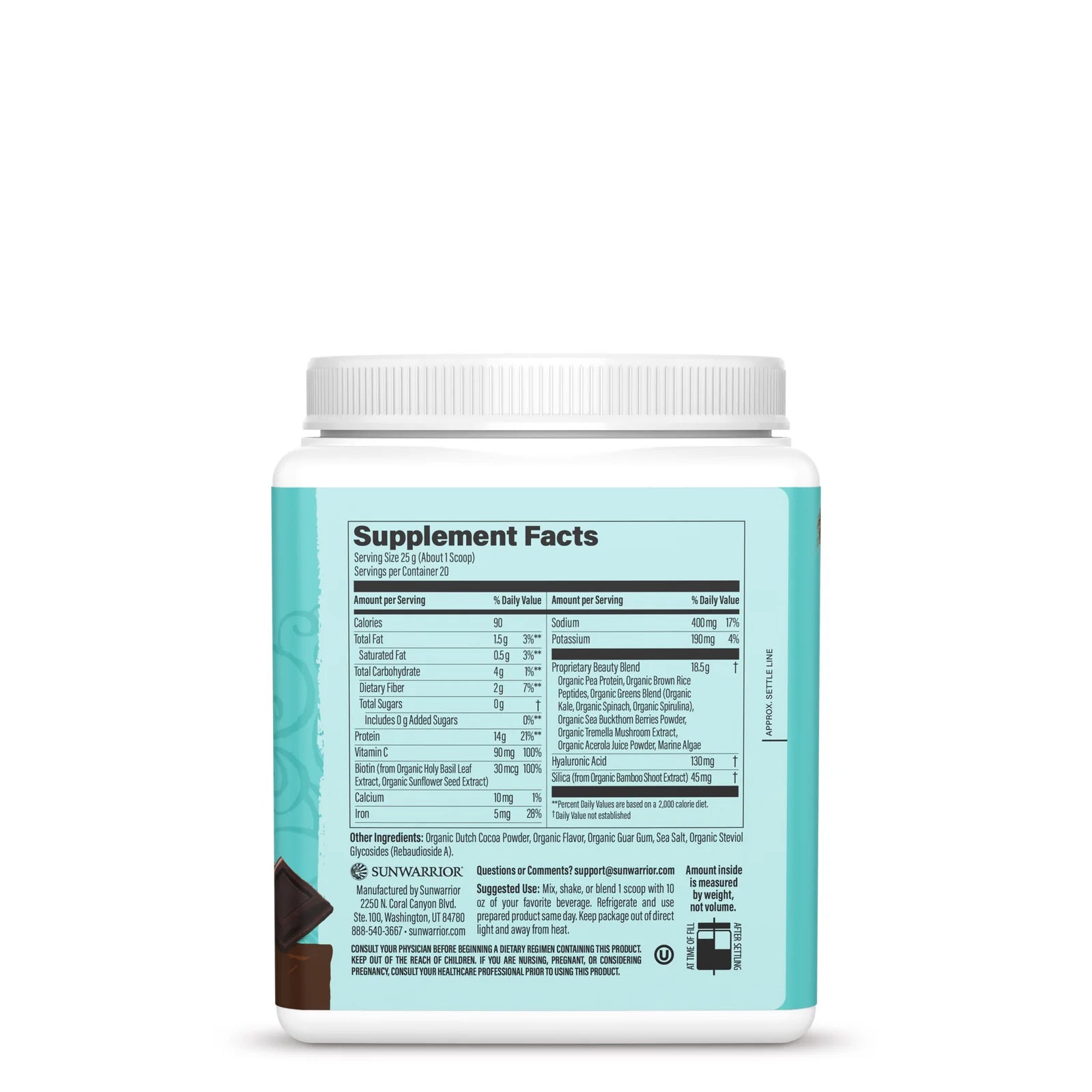 Sunwarrior Rastlinski Kolagen Gradniki, 500g