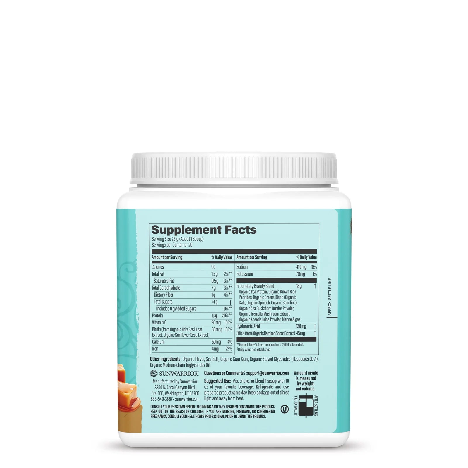 Sunwarrior Rastlinski Kolagen Gradniki, 500g