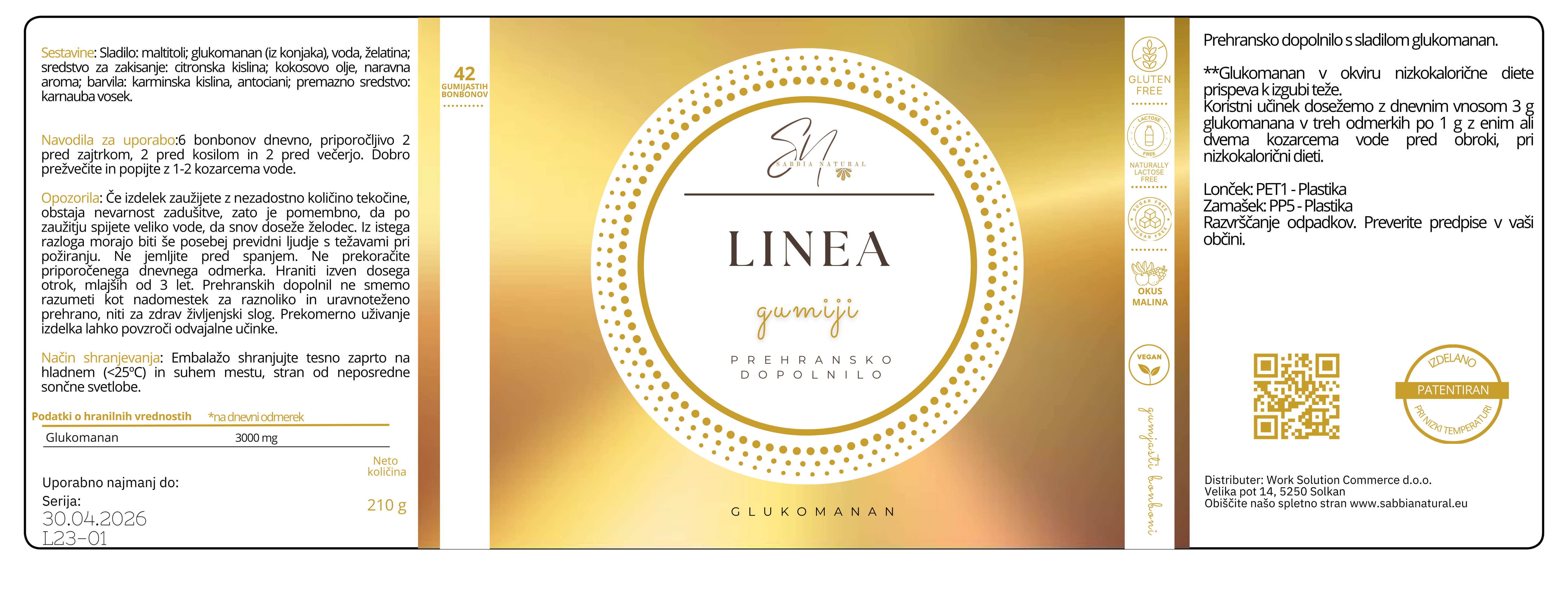 Sabbia Natural - Linea, 210g