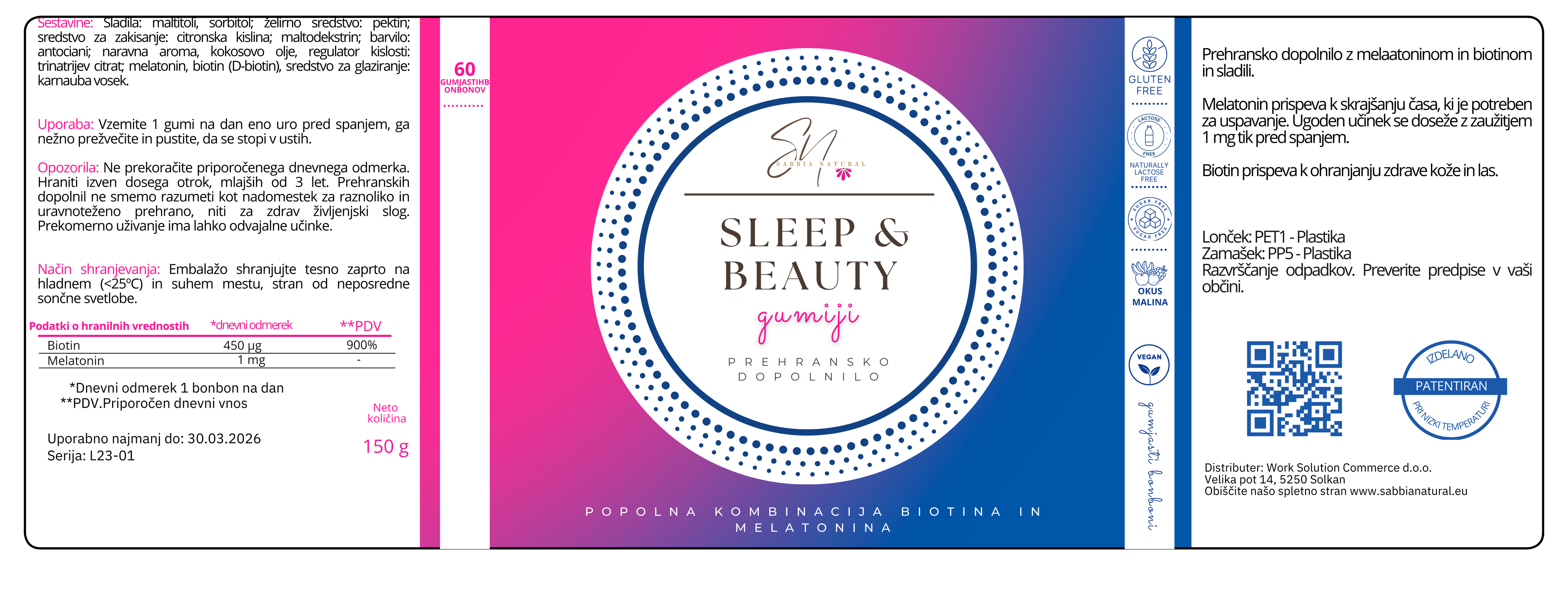 Sabbia Natural - Sleep & Beauty, 150g
